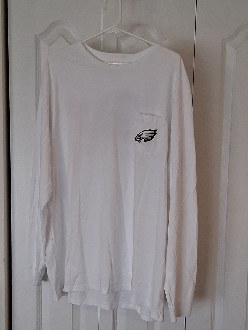 Vineyard Vines Philadelphia Eagles NFL Apparel XXL White Long Sleeve Pocket
